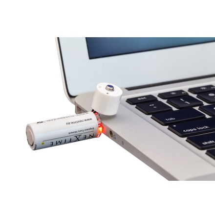 USB Batteri AA, Uppladdningsbart, 2-pack