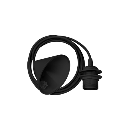 Cord Set black  11cm  L 2,1 m
