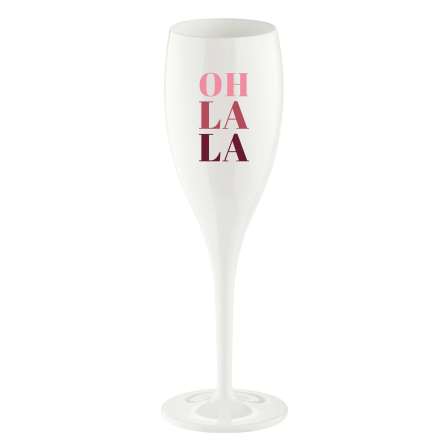 Champagneglas 100ml 6-pack OH LA LA