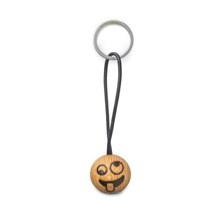 Emoji Nyckelring Silly 3 cm Ek