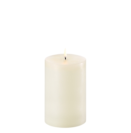(B) UYUNI LIGHTING - Pillar LED Candle - Ivory - 10 x 15,2 CM
