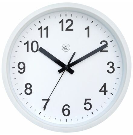 nXt Robust Vggklocka 25,5 cm Vit/Vit