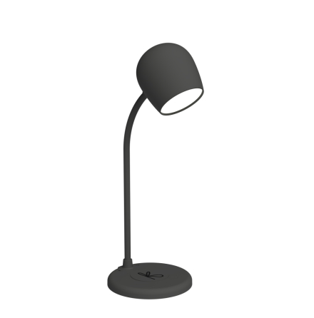 Ellie LED-lampa/Högtalare/Qi Svart