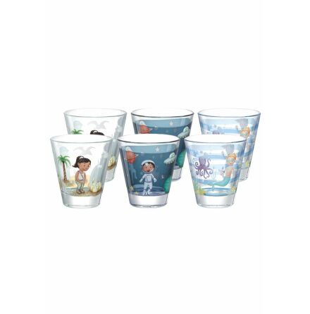 Bambini Avventura Dricksglas 21,5 cl 6-pack