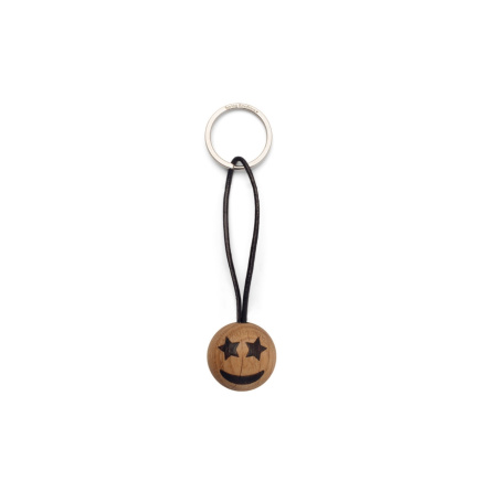 Emoji Nyckelring Star Eyes 3 cm Ek