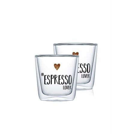 Espresso Lover Espressoglas 8 cl 2-pack