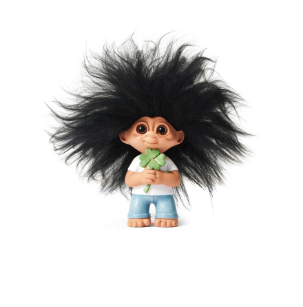 Lyckotroll Fyrkl�ver 9 cm