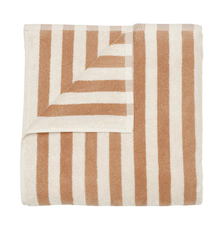 ARTO Bath Towel 70x140 cm Moonbeam/Amber Brown