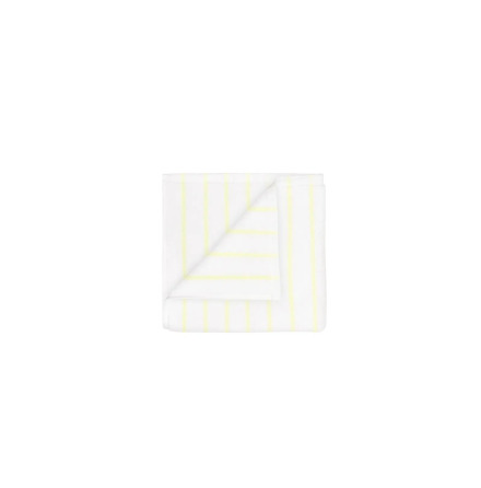 ARTO Set of 2 Guest Hand Towel 50 x 30 cm White/Transparent Yellow
