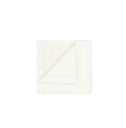ARTO Towel 100 x 50 cm White/Transparent Yellow