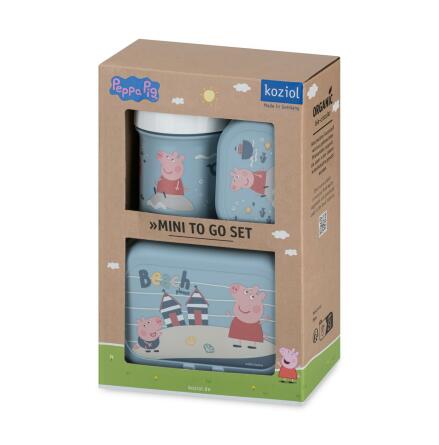 Peppa Pig Waves To Go - Lunchset med flaska 200 ml