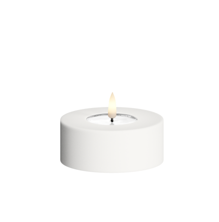 V�rmeljus Metall Utomhus Vit �9 cm