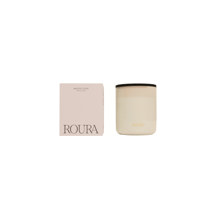 ICONS SCENTED IVORY JAR CANDLE 9X8CM MAJESTIC LOTUS