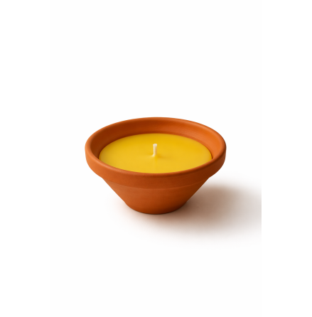TERRACOTTA NATURAL BOWL 70X155 MM            CITRONELLA