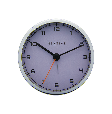 Klocka Company Alarm 9cm Vit/Metall